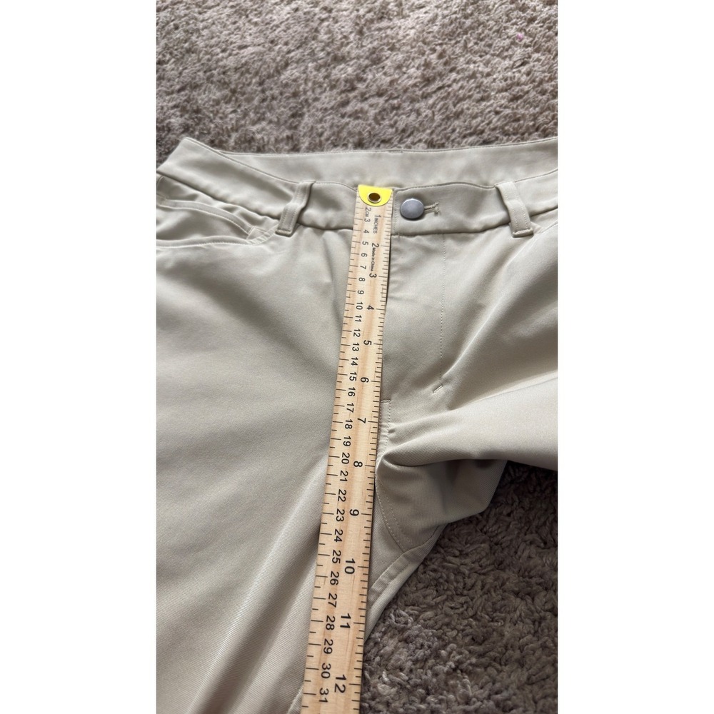 Lululemon Commission Pant Slim Tan Khaki Technical Chino Mens 31x27.5 zz109 - Picture 3 of 6